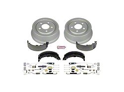 PowerStop OE Replacement Brake Drum and Pad Kit; Rear (91-00 Jeep Wrangler YJ & TJ)