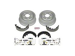 PowerStop OE Replacement Brake Drum and Pad Kit; Rear (01-06 Jeep Wrangler TJ w/ Rear Drum Brakes)