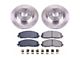 PowerStop OE Replacement Brake Rotor and Pad Kit; Front (18-24 Jeep Wrangler JL, Excluding 4xe, Rubicon & Sahara)