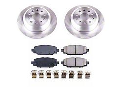 PowerStop OE Replacement Brake Rotor and Pad Kit; Rear (18-24 Jeep Wrangler JL, Excluding 4xe, Rubicon & Sahara)