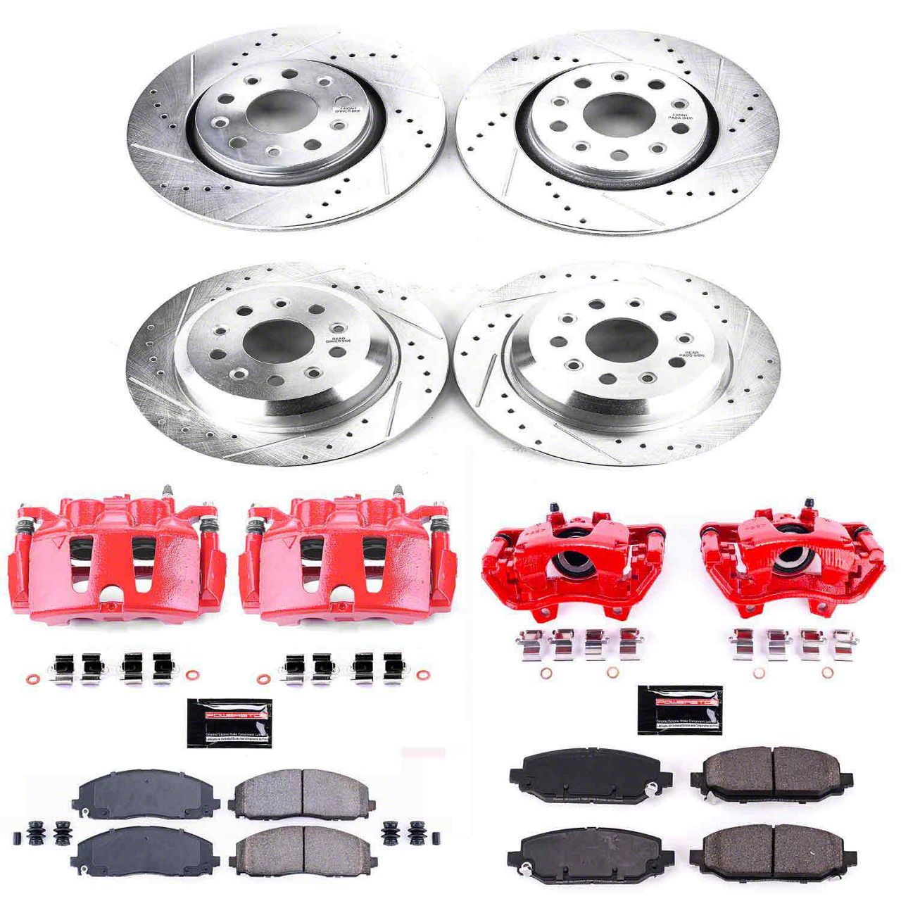 PowerStop Jeep Wrangler Z23 Evolution Sport Brake Rotor, Pad and ...