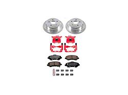 PowerStop Z36 Extreme Truck and Tow Brake Rotor, Pad and Caliper Kit; Rear (07-18 Jeep Wrangler JK)