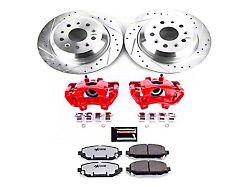 PowerStop Z36 Extreme Truck and Tow Brake Rotor, Pad and Caliper Kit; Rear (18-24 Jeep Wrangler JL Rubicon, Sahara, Excluding 4xe & Rubicon 392)