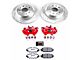 PowerStop Z36 Extreme Truck and Tow Brake Rotor, Pad and Caliper Kit; Rear (18-24 Jeep Wrangler JL, Excluding 4xe, Rubicon & Sahara)