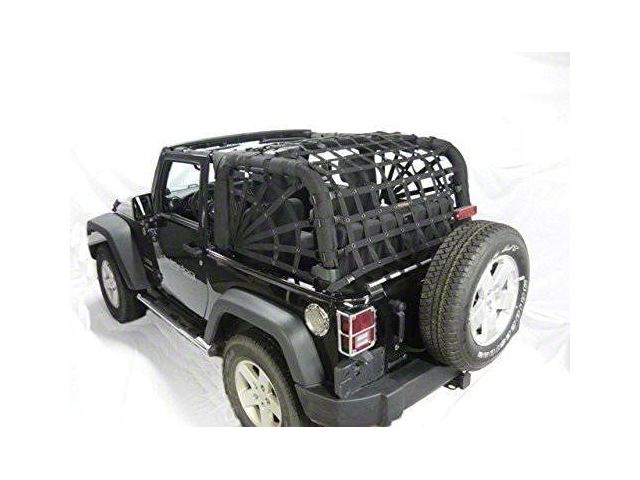 Dirty Dog 4x4 Full Spider Netting Kit (07-18 Jeep Wrangler JK 2-Door)