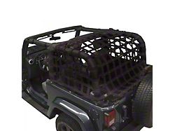 Dirty Dog 4x4 Rear Seat Netting (07-18 Jeep Wrangler JK 2-Door)