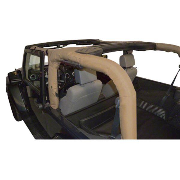 Dirty Dog 4x4 Jeep Wrangler Replacement Roll Bar Cover; Sand J2RBC07SD