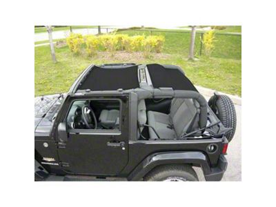 Dirty Dog 4x4 Front and Rear Seat Sun Screen (07-18 Jeep Wrangler JK 2-Door)