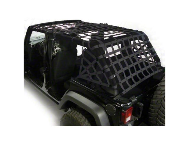 Dirty Dog 4x4 Full Spider Netting Kit (07-18 Jeep Wrangler JK 4-Door)