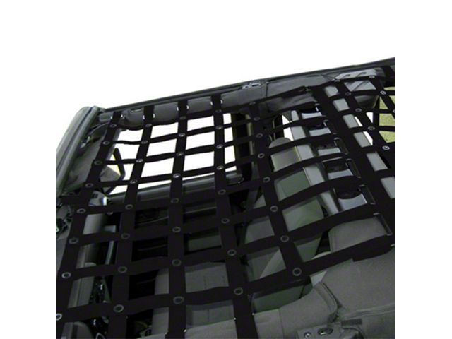 Dirty Dog 4x4 Front Seat Netting (07-18 Jeep Wrangler JK)