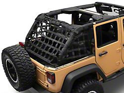 Dirty Dog 4x4 3-Piece Rear Netting Kit (07-18 Jeep Wrangler JK 4-Door)
