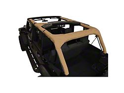 Dirty Dog 4x4 Replacement Roll Bar Cover; Sand (07-18 Jeep Wrangler JK 4-Door)