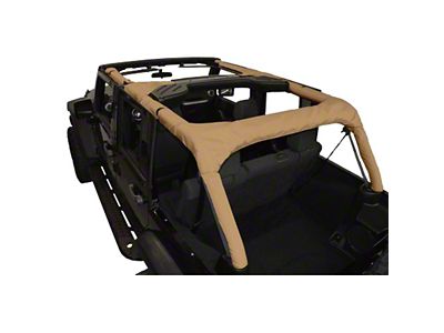 Dirty Dog 4x4 Replacement Roll Bar Cover; Sand (07-18 Jeep Wrangler JK 4-Door)