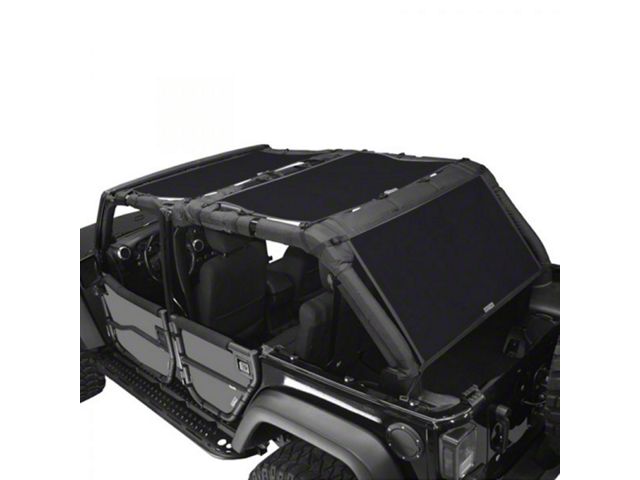 Dirty Dog 4x4 Front, Rear Seat and Cargo Sun Screen (07-18 Jeep Wrangler JK 4-Door)