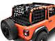 Dirty Dog 4x4 3-Piece Rear Netting Kit (18-24 Jeep Wrangler JL 2-Door)