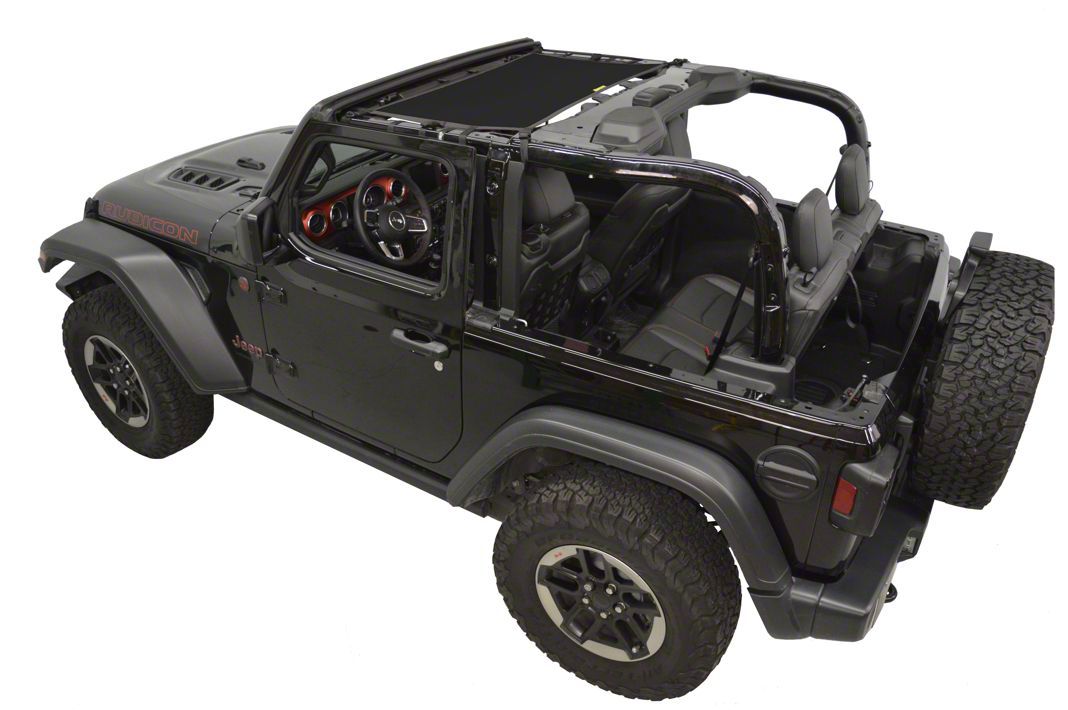 Dirty Dog 4x4 Jeep Wrangler Front Seat Sun Screen J143589-JL (18-23 ...