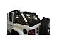 Dirty Dog 4x4 3-Piece Rear Netting Kit (18-24 Jeep Wrangler JL 4-Door)