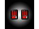OLED Bar-Style LED Tail Lights; Black Housing; Red Smoked Lens (07-18 Jeep Wrangler JK)