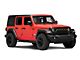 Gladiator Series Grille with Amber LED Running Lights; Matte Black (18-24 Jeep Wrangler JL)