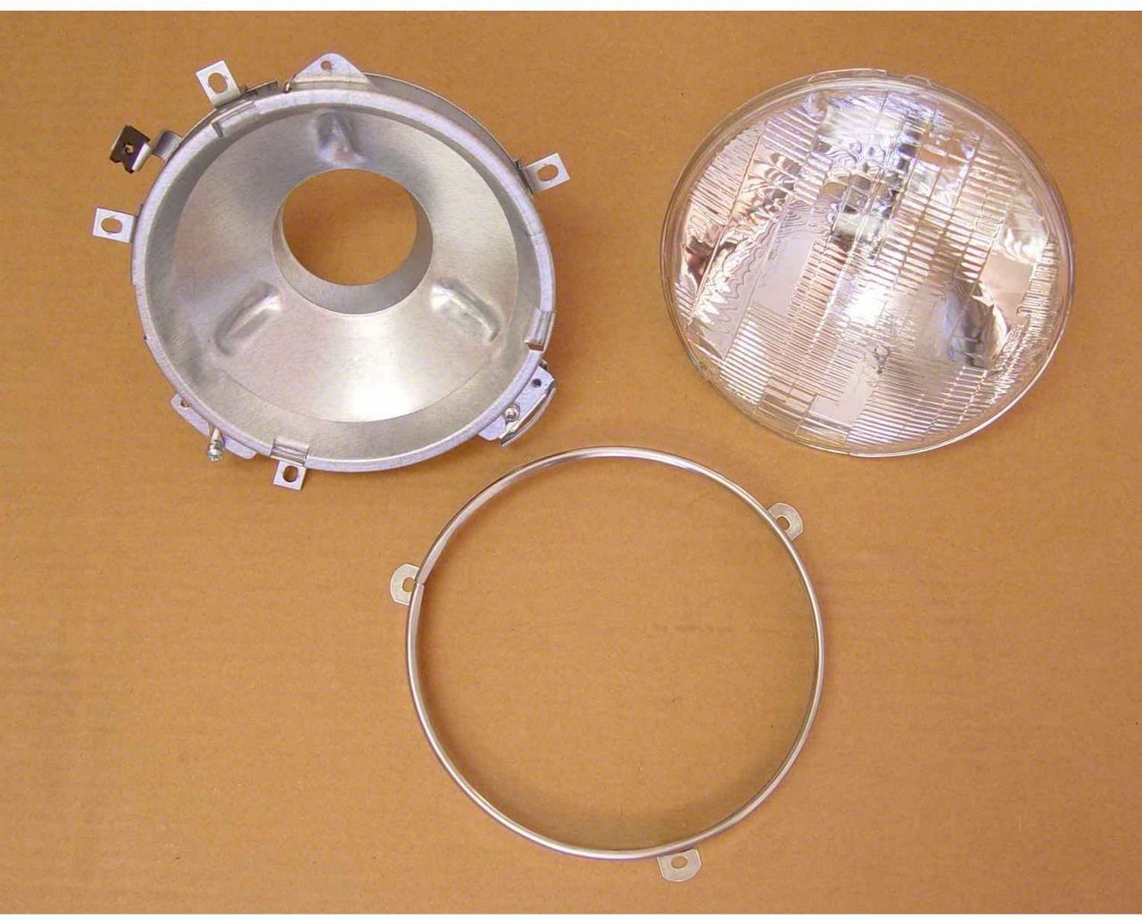 Jeep Wrangler Headlight Assembly (7286 Jeep CJ5 & CJ7) Free Shipping