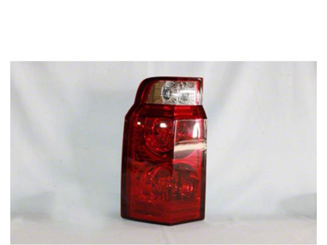 Tail Light; Black Housing; Red/Clear Lens (98-06 Jeep Wrangler TJ)