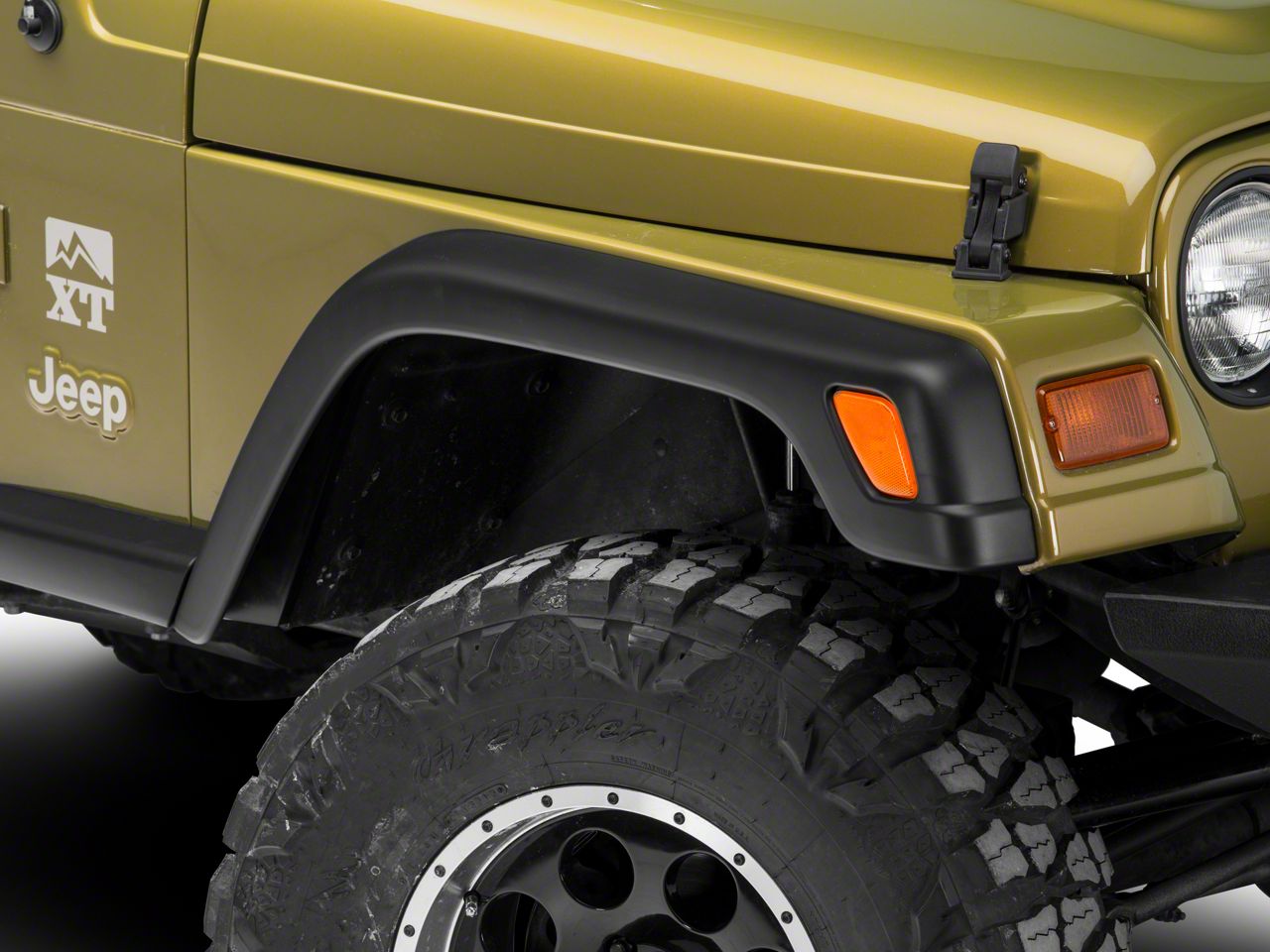 Jeep Wrangler Factory Style Fender Flares with Front Extensions (97-06 Jeep  Wrangler TJ)