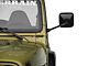 Rugged Ridge CJ-Style Door Mirrors; Black (97-06 Jeep Wrangler TJ)