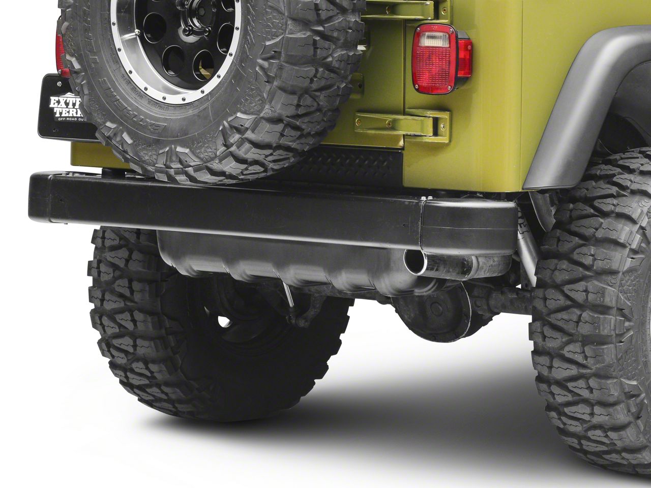 Rugged Ridge Jeep Wrangler Black Plastic Rear Tailgate Sill 11650.15