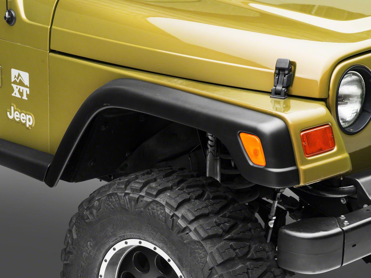 Jeep Wrangler Factory Style Fender Flares with Front Extensions (97-06 Jeep  Wrangler TJ)