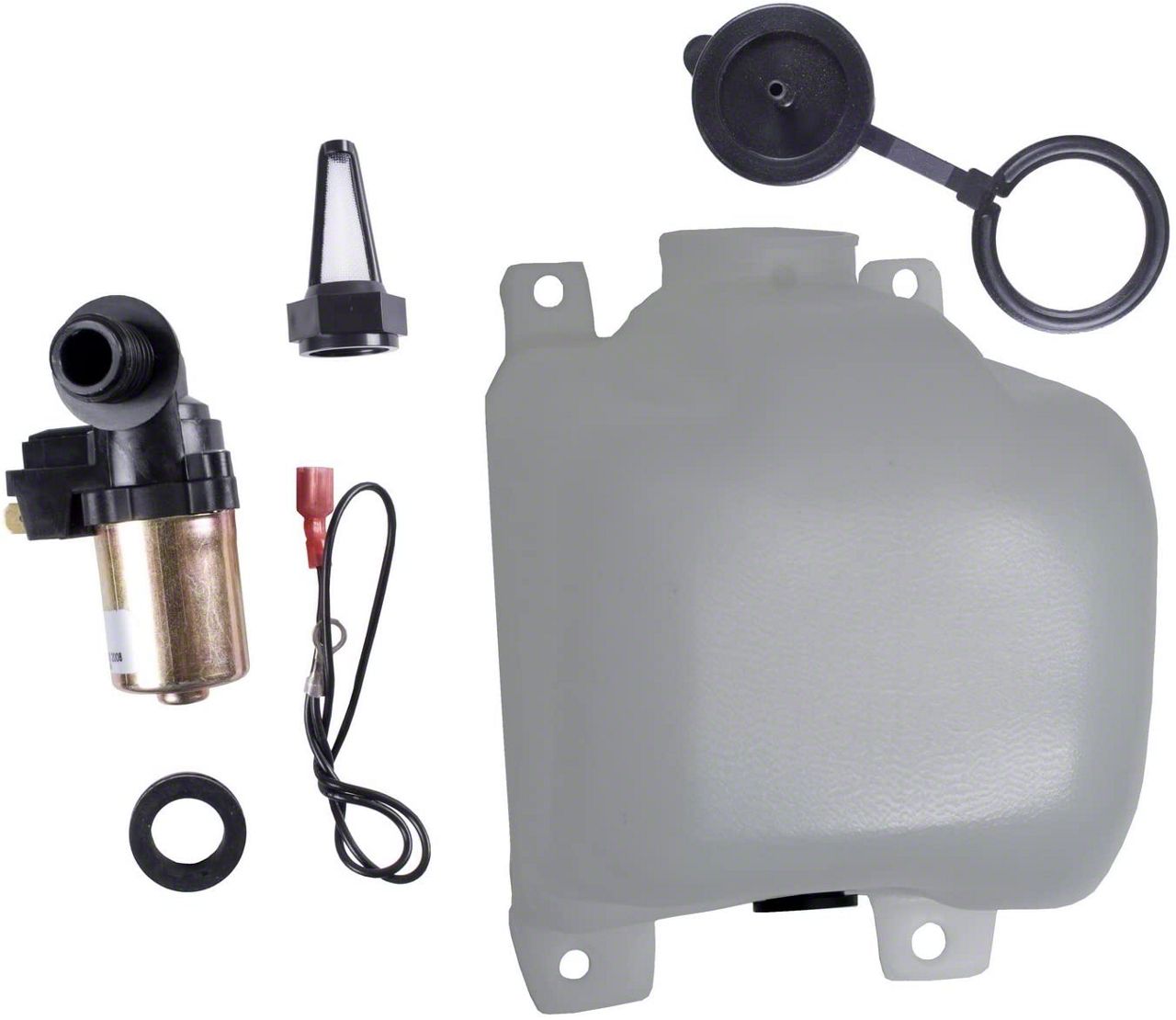 Jeep Wrangler Washer Fluid Reservoir Kit (7286 Jeep CJ5 & CJ7) Free