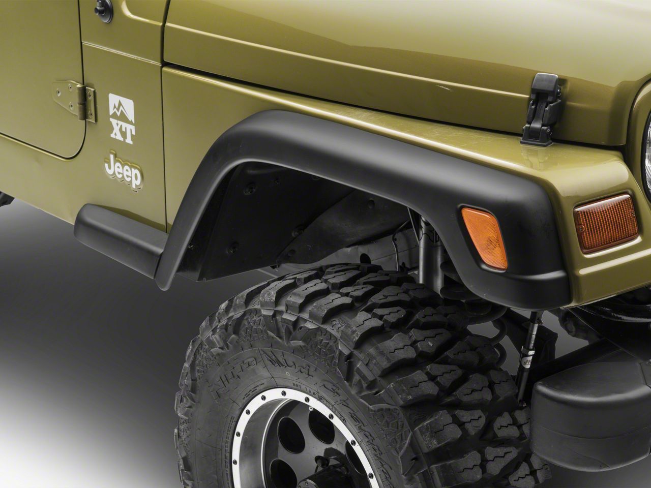 Jeep Wrangler Fender Flare Extension; Passenger Side (97-06 Jeep ...