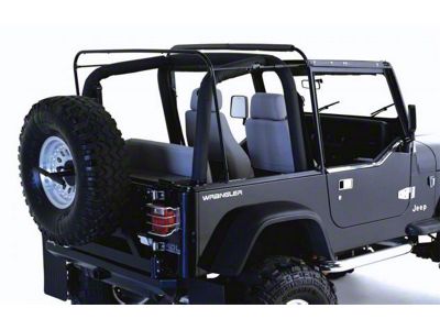 Soft Top Replacement Hardware with Adjustable Spreader Bar (87-95 Jeep Wrangler YJ)