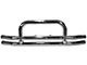 Rugged Ridge Tubular Front Bumper; Stainless Steel (76-06 Jeep CJ5, CJ7, Wrangler YJ & TJ)
