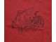 Life is Good Men's Off-Road Fun Crusher T-Shirt; Faded Red
