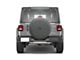 MasterTop Spare Tire Cover for 245/75R17 and 255/70R18; Black (18-24 Jeep Wrangler JL)