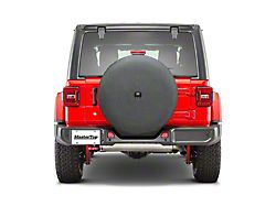 MasterTop Spare Tire Cover for 285/70R17; Black (18-24 Jeep Wrangler JL)