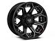 4Play 4P80R Brushed Black Wheel; 20x10 (07-18 Jeep Wrangler JK)