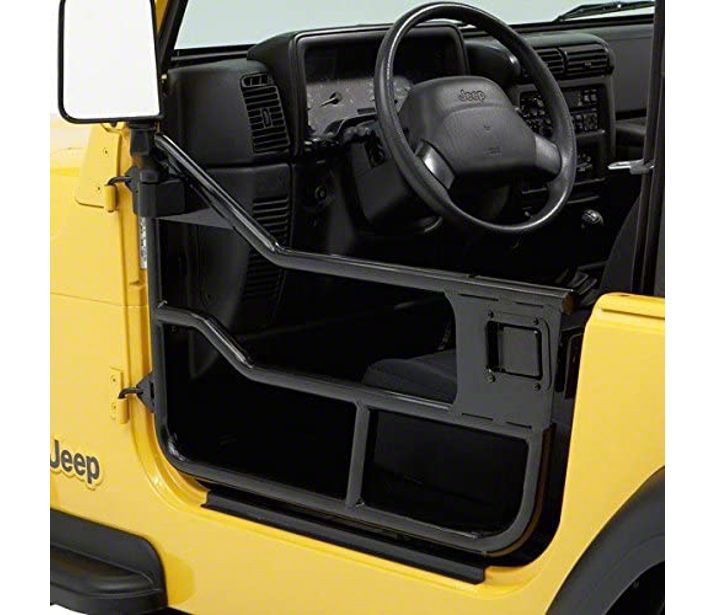 Bestop HighRock 4x4 Element Doors; Satin Black (97-06 Jeep Wrangler TJ)