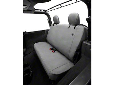 Bestop Rear Seat Cover; Charcoal (18-24 Jeep Wrangler JL 2-Door)
