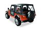 Bestop Replace-A-Top with Clear Windows; Black Crush (76-86 Jeep CJ7)