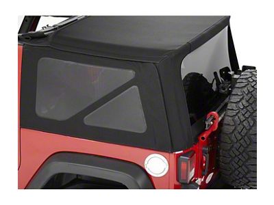 Bestop Tinted Replacement Window Kit for Supertop NX or Replace-A-Top; Pebble Beige (07-18 Jeep Wrangler JK 2-Door)