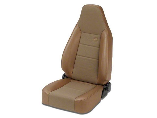 Bestop Trailmax II Sport Center Fabric Front Seat; Spice (76-06 Jeep CJ7, Wrangler YJ & TJ)