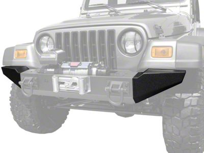 Rugged Ridge XHD Front Bumper Standard Ends (76-06 Jeep CJ5, CJ7, Wrangler YJ & TJ)