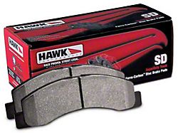 Hawk Performance SuperDuty Brake Pads; Front Pair (77-78 Jeep CJ5 & CJ7)