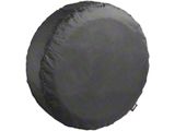 Rugged Ridge Spare Tire Cover; Black Diamond; 33 to 35-Inch Tire Cover (66-18 Jeep CJ5, CJ7, Wrangler YJ, TJ & JK)