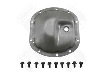 Yukon Gear Differential Cover; Front; Dana 30; Reverse Rotation; Steel (87-95 Jeep Wrangler YJ)