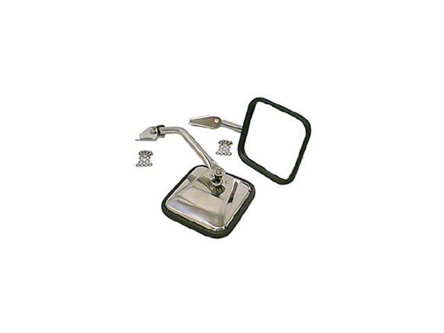 Steinjager Mirrors Side; Sold As Pair (76-86 Jeep CJ7)