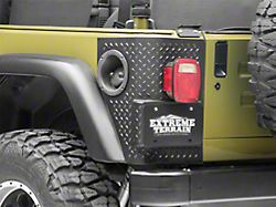 Rugged Ridge Rear Quarter Panel Body Armor Kit (97-06 Jeep Wrangler TJ; Excluding Unlimited)