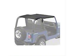Bestop Safari-Style Strapless Bikini Top; Black Denim (92-95 Jeep Wrangler YJ)