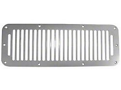 Rugged Ridge Cowl Vent Cover; Satin Stainless Steel (87-95 Jeep Wrangler YJ)